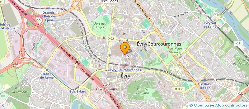 localisation de l'entreprise MDD à EVRY-COURCOURONNES
