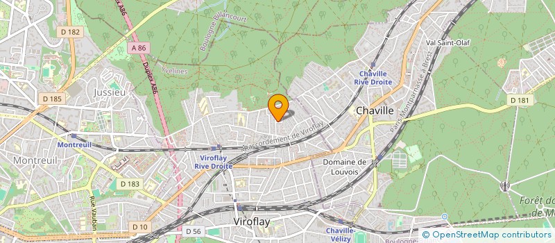 localisation de l'entreprise MDD  VIROFLAY