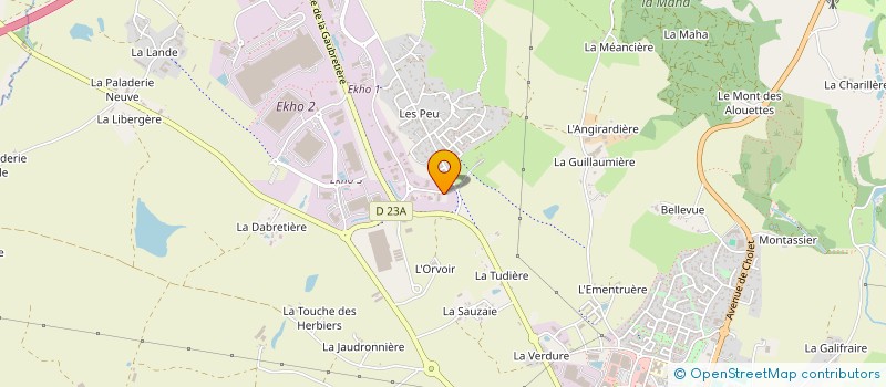 localisation de l'entreprise MDDA à LES HERBIERS