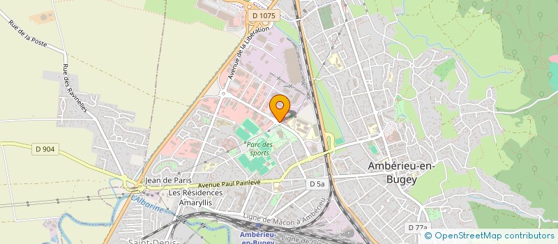 localisation de l'entreprise MDDC  AMBERIEU-EN-BUGEY