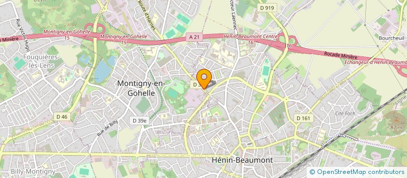 localisation de l'entreprise MDDS  HENIN-BEAUMONT