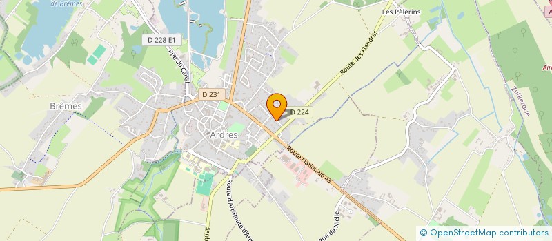 localisation de l'entreprise MDE  ARDRES