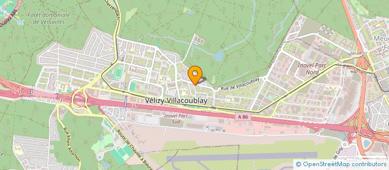 localisation de l'entreprise MDE à VELIZY-VILLACOUBLAY