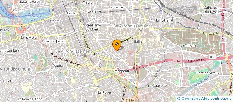localisation de l'entreprise MDE à MARSEILLE