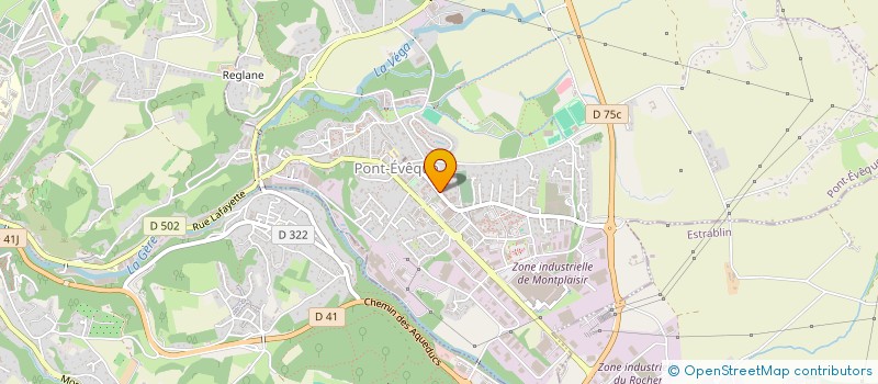 localisation de l'entreprise MDE  PONT-EVEQUE