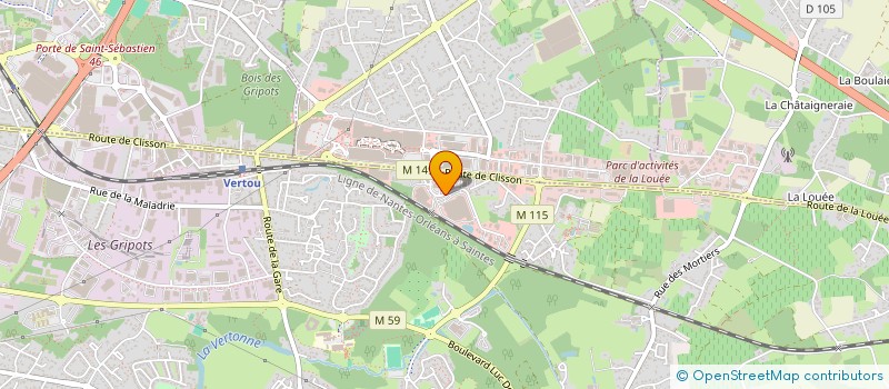 localisation de l'entreprise MDE  VERTOU