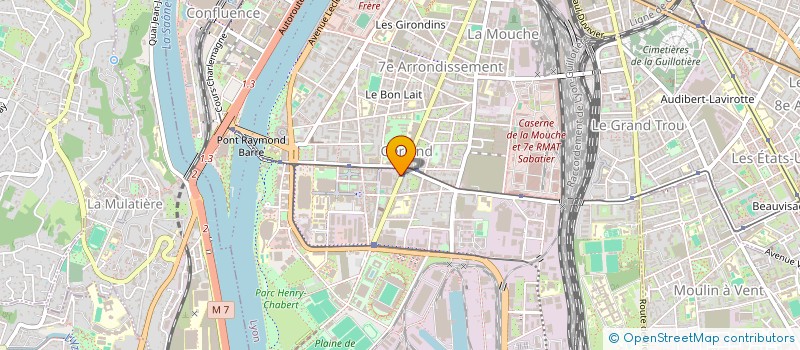 localisation de l'entreprise MDE ECHAFAUDAGE  LYON