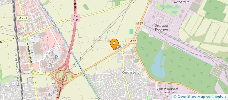 localisation de l'entreprise MDE EPPELE  REICHSTETT