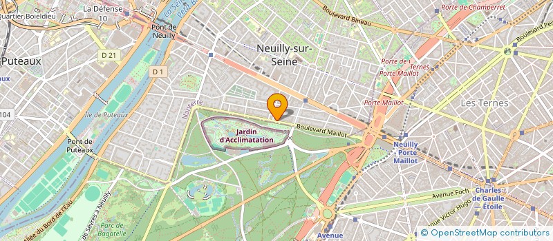 localisation de l'entreprise MDE GEENEN à NEUILLY-SUR-SEINE