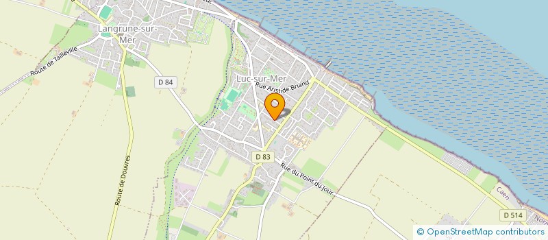 localisation de l'entreprise MDE GROUPE  LUC-SUR-MER