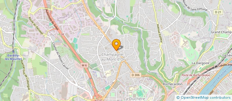 localisation de l'entreprise MDE IMMOBILIER  CHAMPAGNE-AU-MONT-D'OR