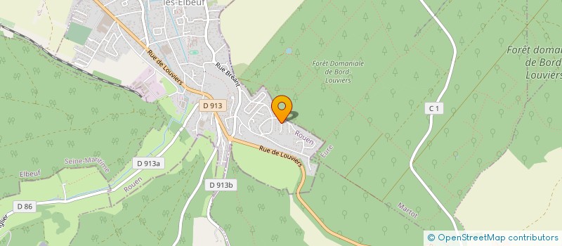 localisation de l'entreprise MDE INVEST  CAUDEBEC-LES-ELBEUF