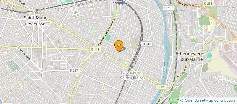 localisation de l'entreprise MDE PARTNERS à SAINT-MAUR-DES-FOSSES