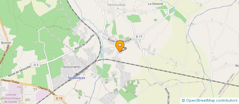 localisation de l'entreprise MDECO à SENOUILLAC