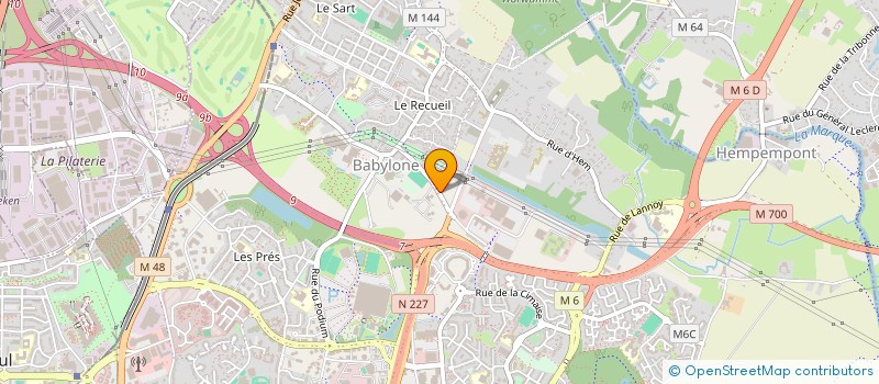 localisation de l'entreprise MDECOR CREATEUR EVENEMENTIEL - LE GROUPE à VILLENEUVE-D'ASCQ