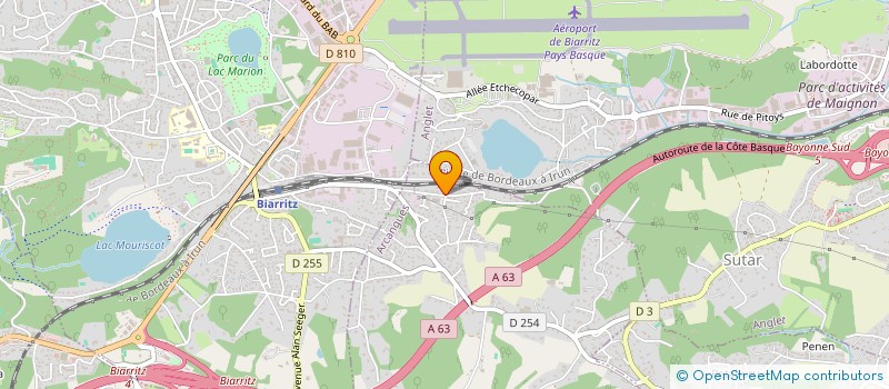 localisation de l'entreprise MDEI  ARCANGUES