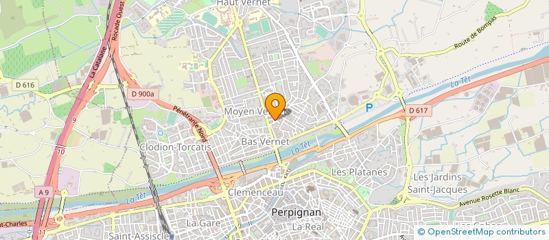 localisation de l'entreprise MDEI ELEC  PERPIGNAN