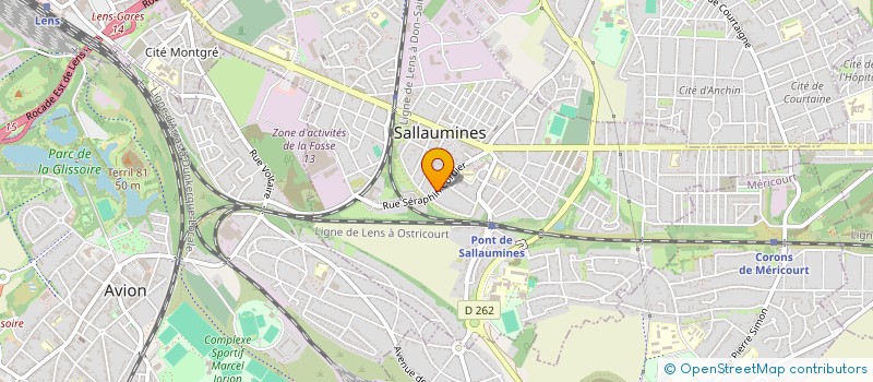 localisation de l'entreprise MDEN CONSTRUCTIONS  SALLAUMINES