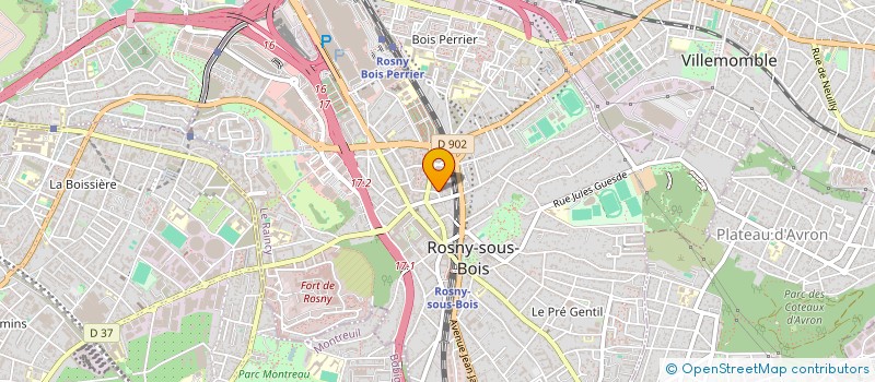 localisation de l'entreprise MDESSE RENOVATION à ROSNY-SOUS-BOIS
