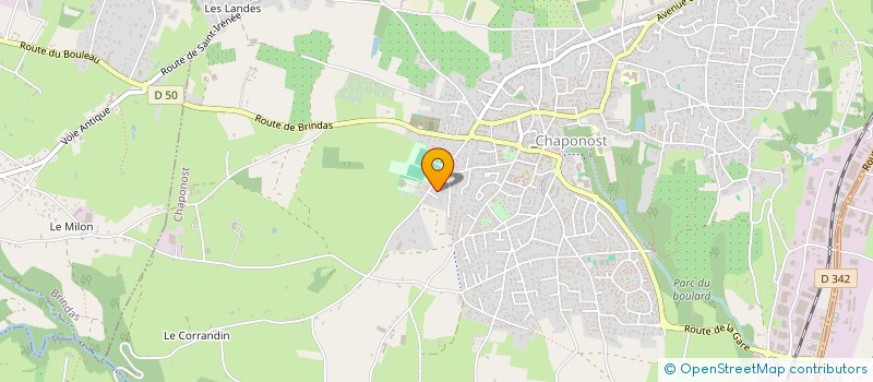 localisation de l'entreprise MDEV  CHAPONOST