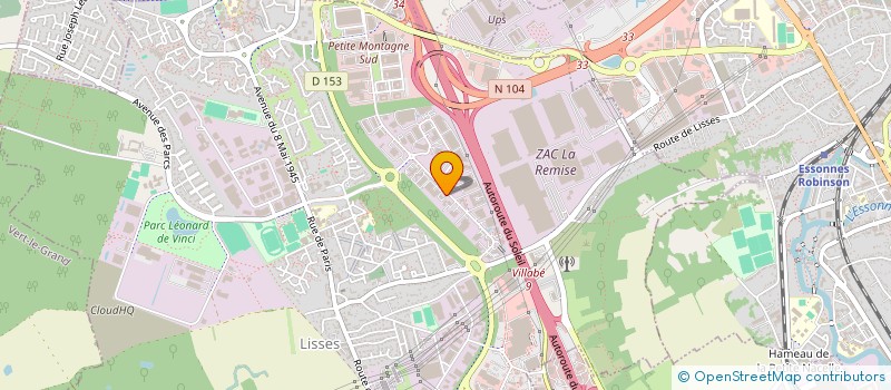 localisation de l'entreprise MDF à LISSES