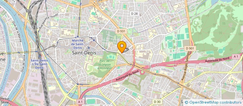 localisation de l'entreprise MDF à SAINT-DENIS