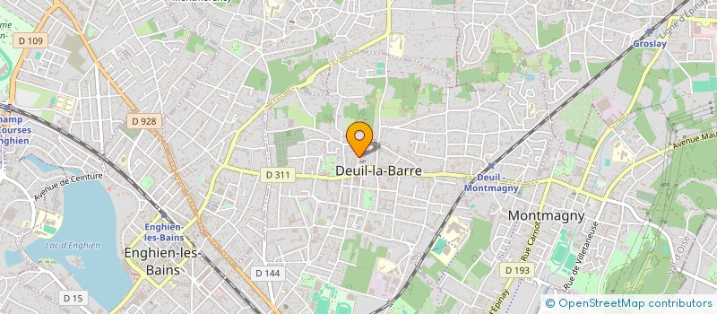 localisation de l'entreprise MDF BATIMENT à DEUIL-LA-BARRE