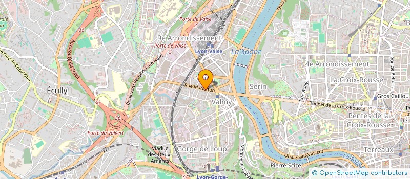 localisation de l'entreprise MDF CONSTRUCTION  LYON