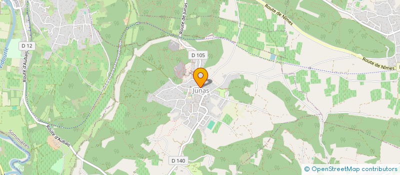 localisation de l'entreprise MDF ELECTRICITE GENERALE  JUNAS