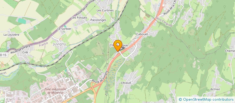 localisation de l'entreprise MDF ELECTRICITE SAS  JUVIGNY