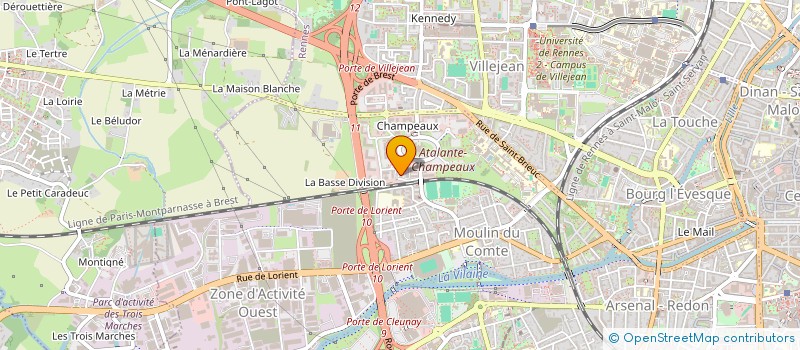 localisation de l'entreprise MDF ESTATE  RENNES