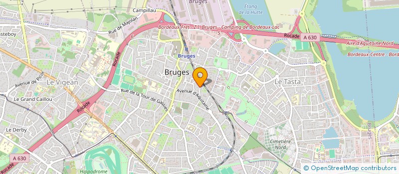 localisation de l'entreprise MDF EXPERTISES à BRUGES