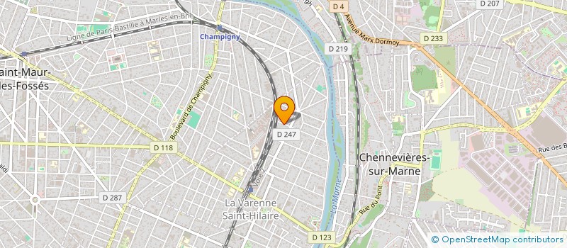 localisation de l'entreprise MDF FLUIDES à SAINT-MAUR-DES-FOSSES