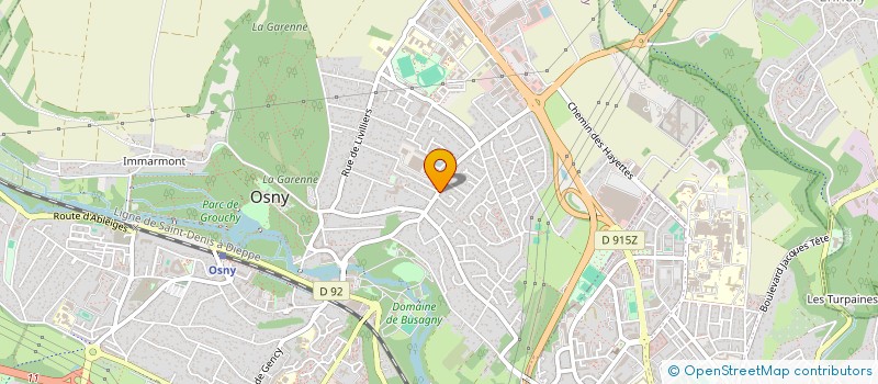 localisation de l'entreprise MDF HOLDING  OSNY