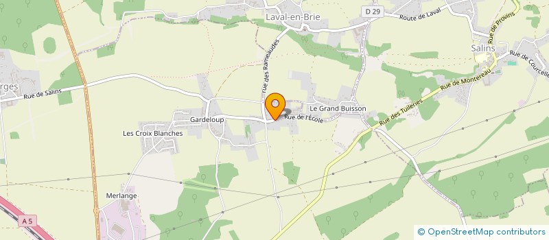 localisation de l'entreprise MDF HOLDING  SAINT-GERMAIN-LAVAL