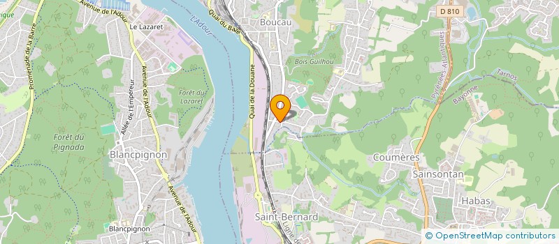 localisation de l'entreprise MDF IMPORT & EXPORT  BOUCAU