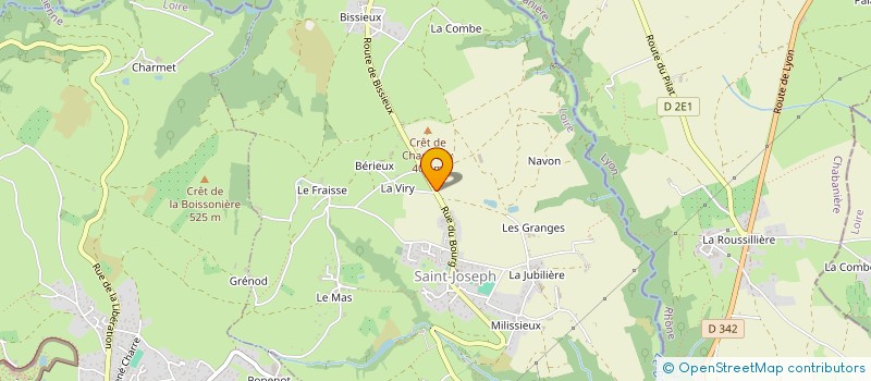 localisation de l'entreprise MDF RECUPERATION à SAINT-JOSEPH