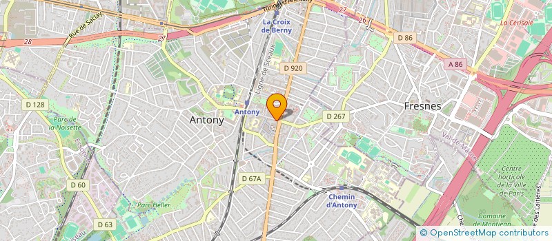 localisation de l'entreprise MDFA à ANTONY