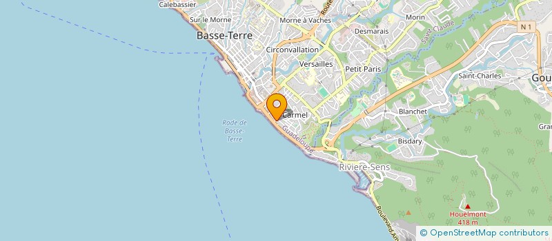 localisation de l'entreprise MDFBT à BASSE-TERRE