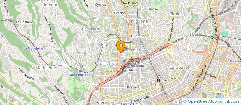 localisation de l'entreprise MDFC DES AM à NICE