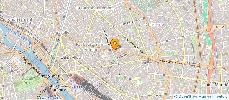 localisation de l'entreprise MDFI  PARIS