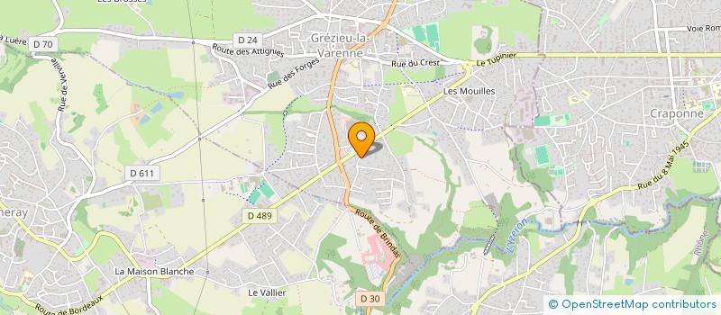 localisation de l'entreprise MDFINANCE  GREZIEU-LA-VARENNE