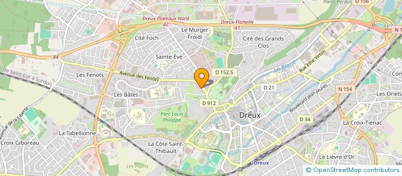localisation de l'entreprise MDFL à DREUX