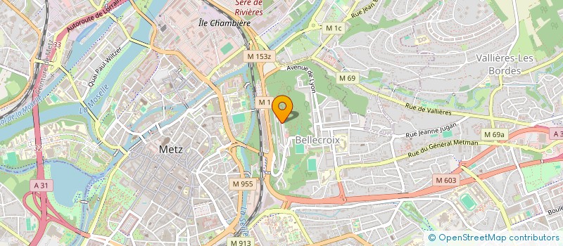 localisation de l'entreprise MDFM  METZ