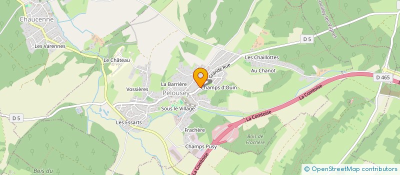 localisation de l'entreprise MDG  SAUVAGNEY