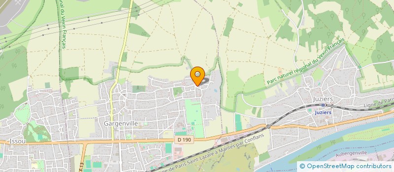 localisation de l'entreprise MDG  GARGENVILLE