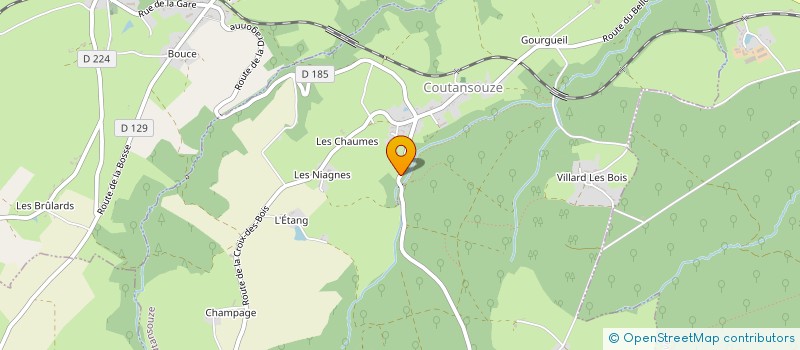 localisation de l'entreprise MDG  COUTANSOUZE