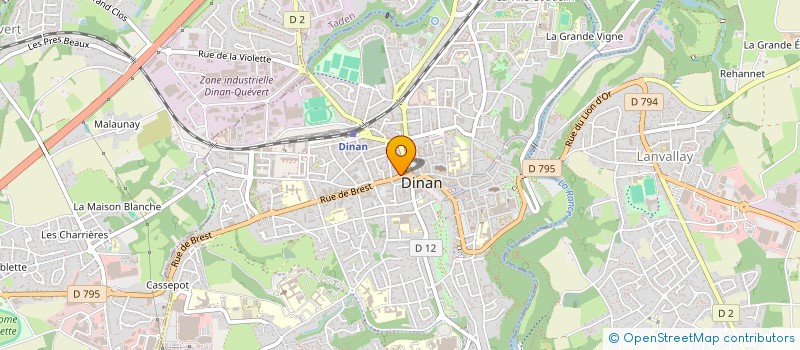 localisation de l'entreprise MDG  DINAN