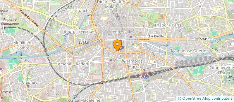 localisation de l'entreprise MDG à RENNES