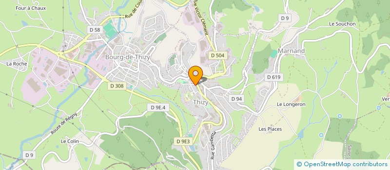 localisation de l'entreprise MDG  THIZY-LES-BOURGS